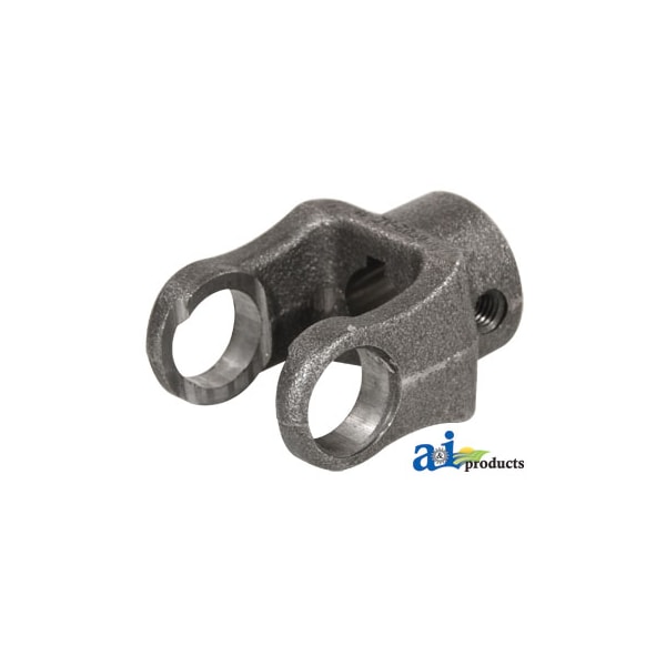 Round Bore Implement Yoke (w/ Double Keyway & Set Screw)